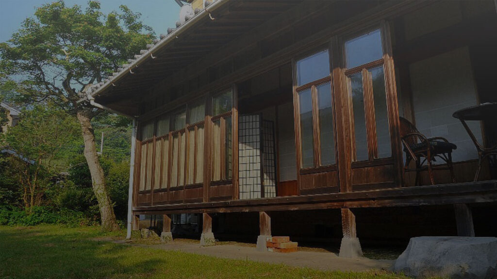 昭和初期の趣を残す旅館白磯の外観