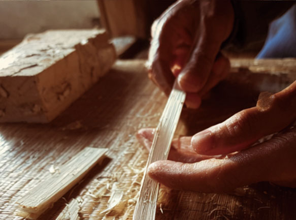 竹からお箸を作る箸づくり体験